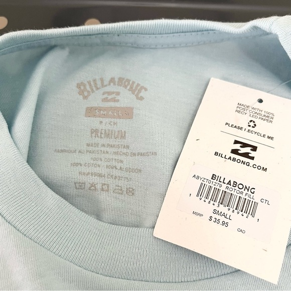 NWT Billabong Short Sleeve Graphic T Shirt Mens Size Small - Picture 8 of 9